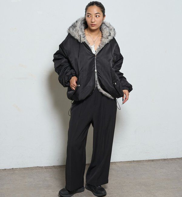  「【お気に入りNO.1】2WAY REVERSIBLE FUR BLOUSON 」|ブルゾン・スタジャン|