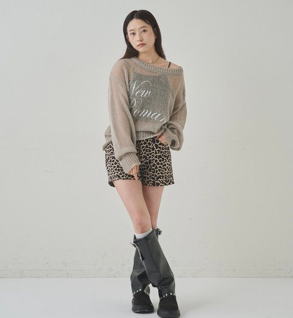  「LEOPARD JACQUARD SHORTS」|チノ|