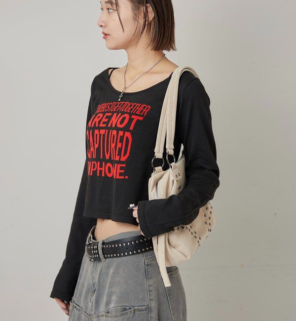  「MESSAGE LOGO KNIT」|ニット・セーター|