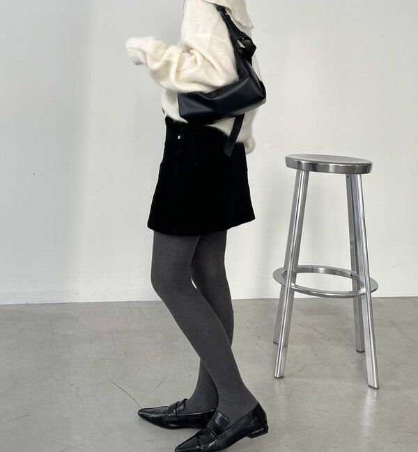  「【新色/レイヤード対応】コーデュロイ台形スカート」|スカート|