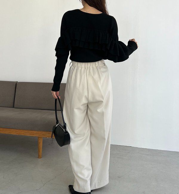  「【2WAYで着用可能】ベアフリルニット」|ニット・セーター|