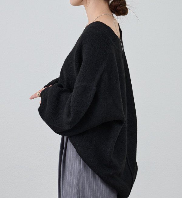  「【@kanako_ikiコラボカラー】【全骨格キレイ見え】ウェーブネックニット」|ニット・セーター|