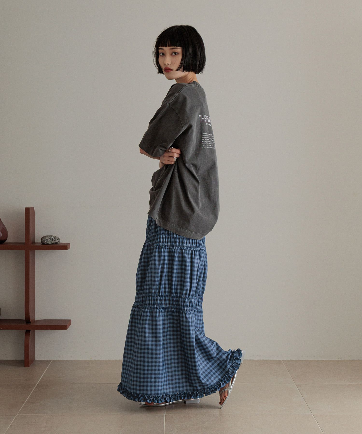 LOWRYS FARM「ＵＳＥＤバンＴＳＳ」|Tシャツ・カットソー|