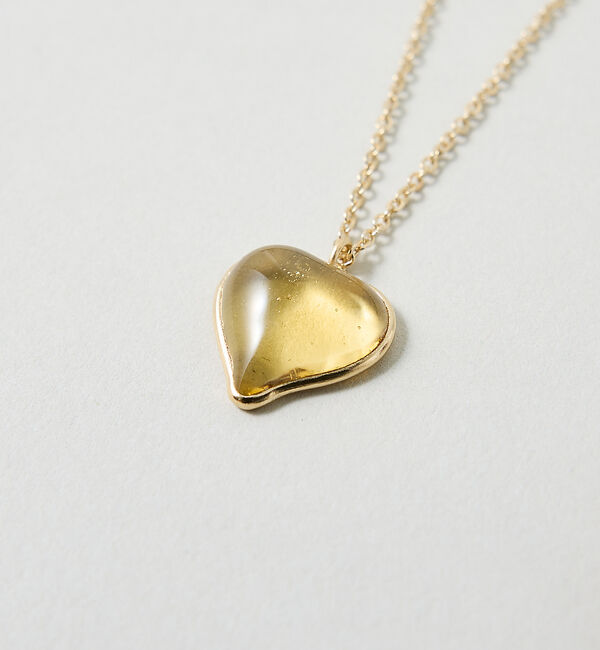 collex「【Elodie Pavie】ガラスハートネックレス」|ネックレス|