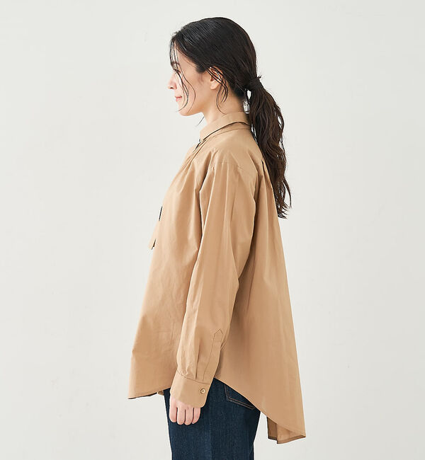 collex「フラップミニ衿ブラウス」|シャツ・ブラウス|