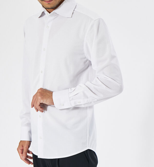 ABAHOUSE「【Comfeel】吸汗速乾 長袖 シャツ」|シャツ・ブラウス|