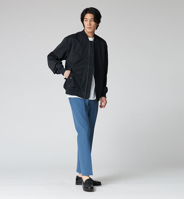 ABAHOUSE「【WWS/ワークウェアスーツ】洗える ライトMA-1 ブルゾン」|ブルゾン・スタジャン|
