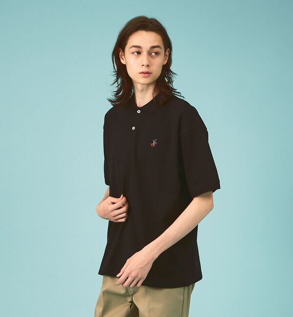 ABAHOUSE「【BEVERLY HILLS POLO CLUB / ビバリーヒルズポロクラブ】」|ポロシャツ|ブラック