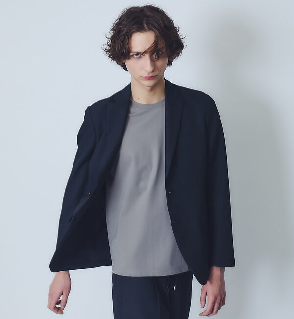 ABAHOUSE「【セットアップ対応】Air Dry ジャケット / 軽量 ストレッチ 手洗い可」|テーラードジャケット|