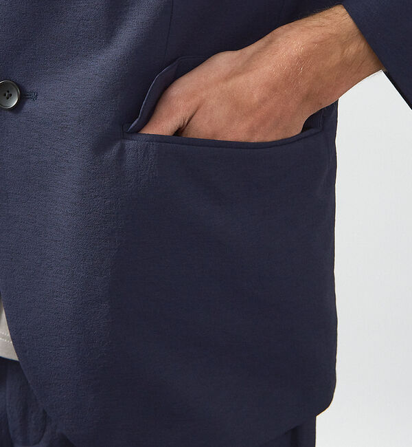 ABAHOUSE「【セットアップ対応】Air Dry ジャケット / 軽量 ストレッチ 手洗い可」|テーラードジャケット|