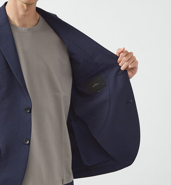 ABAHOUSE「【セットアップ対応】Air Dry ジャケット / 軽量 ストレッチ 手洗い可」|テーラードジャケット|