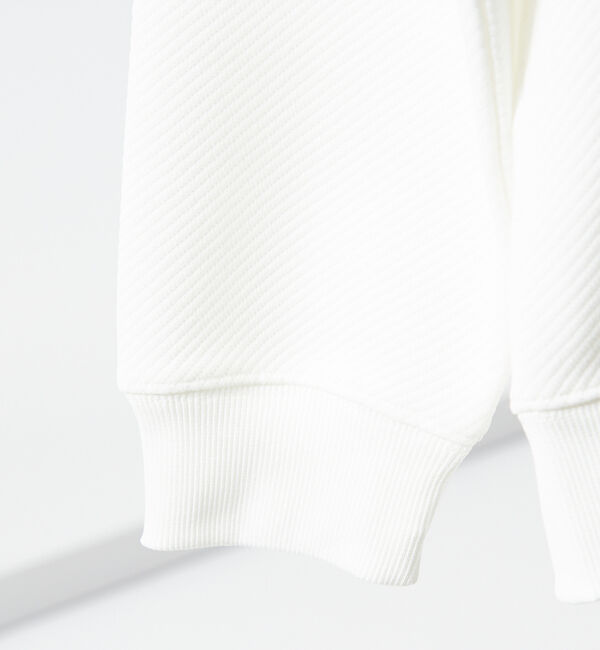 ABAHOUSE「ドットツイル ダンボール クルーネック プルオーバー」|スウェット・ジャージ|