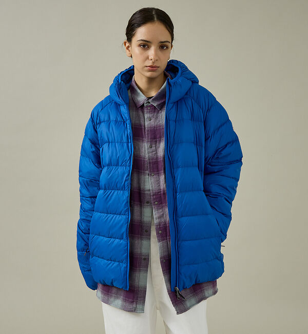 ABAHOUSE「【PYRENEX / ピレネックス】HMY026/ARIAL HOODED/アリ」|ダウン|ブルー