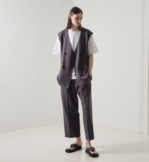 alfredoBANNISTER「＜クロコ型押し＞【WRAP SHOES】ボリュームソール雪駄 トングサンダル」|サンダル|