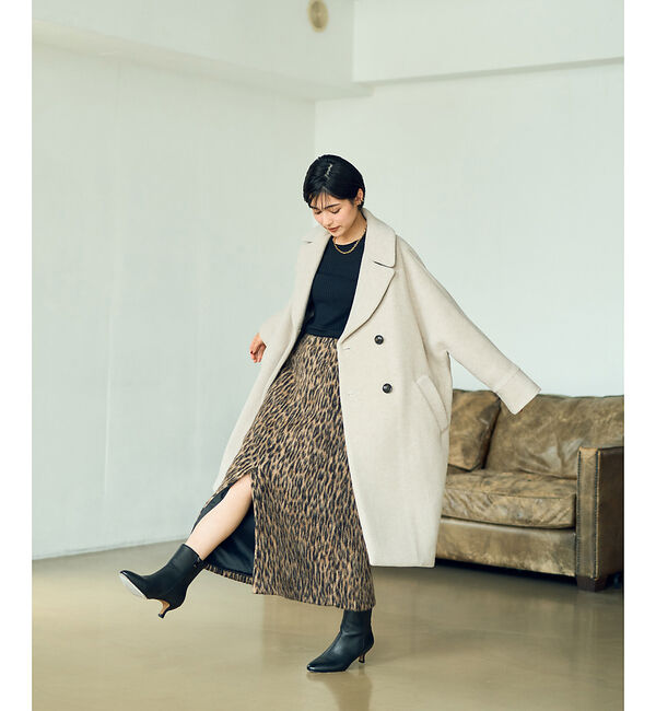 Rouge vif「【REMME／レメ】サイドジップレザーショートブーツ」|ショートブーツ|