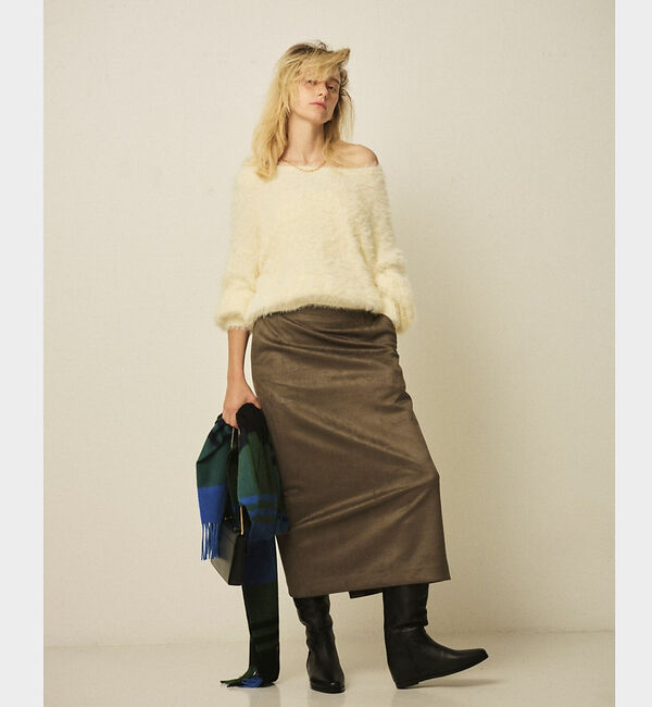 Rouge vif「【定番人気】【2025AW新作】【TWEEDMILL/ツイードミル】大判ストール」|マフラー|