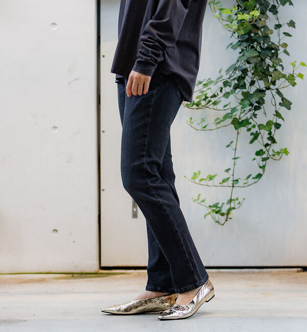 Rouge vif「【SOMETHING/サムシング】BODYFIRE / テーパードデニムパンツ」|デニム|