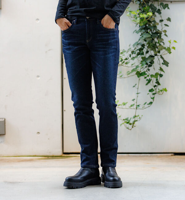 Rouge vif「【SOMETHING/サムシング】BODYFIRE / テーパードデニムパンツ」|デニム|