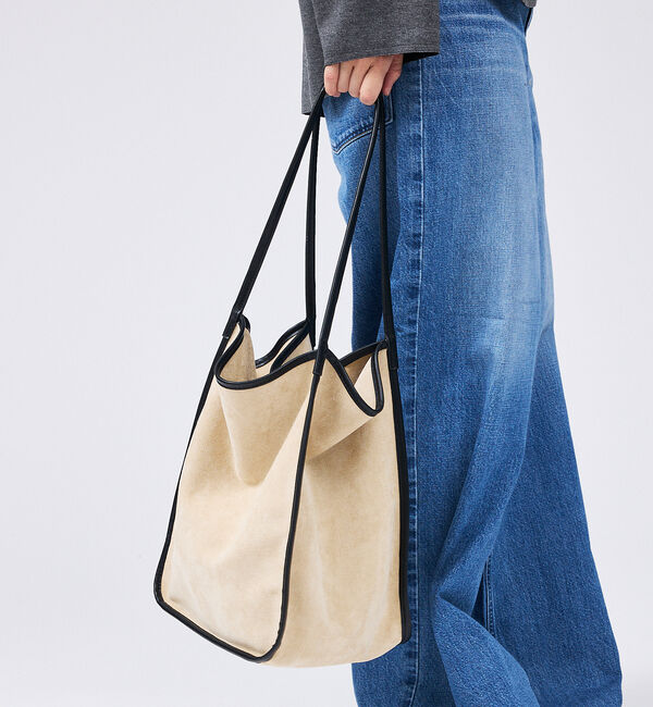 Rouge vif「【IOMMI/イオミ】フェイクスエード トートバッグ 巾着付き」|トートバッグ|