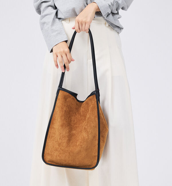 Rouge vif「【IOMMI/イオミ】フェイクスエード トートバッグ 巾着付き」|トートバッグ|