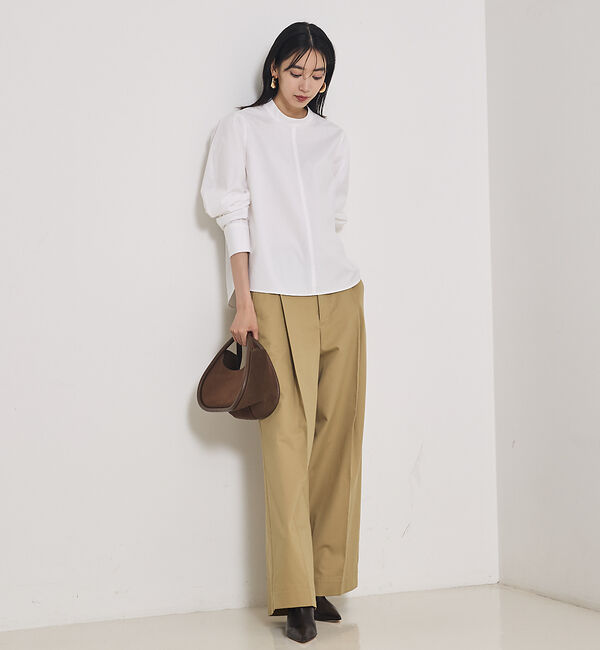 qualite「カービースリーブブラウス」|シャツ・ブラウス|