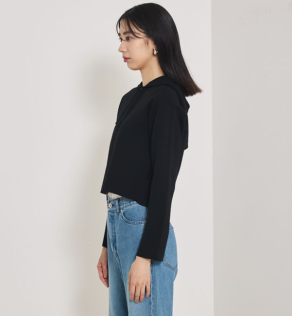 qualite「フーディーニットブルゾン」|ブルゾン・スタジャン|