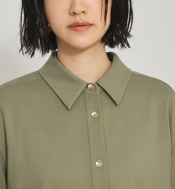qualite「ソフトサキソニー2WAYシャツ」|シャツ・ブラウス|