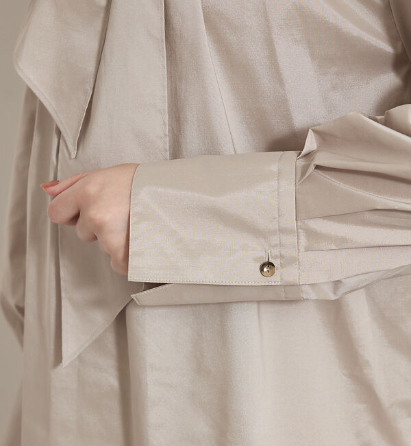 qualite「【Can Cam掲載】タフタボウタイブラウス/ボウタイ取り外し可能」|シャツ・ブラウス|