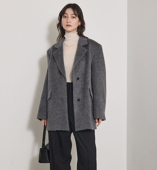 qualite「【冬の主役レイヤード】ウールカシミアシアータートルニット」|ニット・セーター|