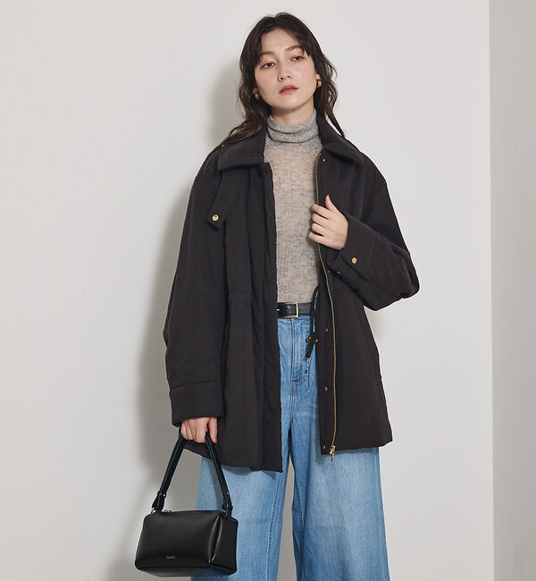 qualite「【冬の主役レイヤード】ウールカシミアシアータートルニット」|ニット・セーター|