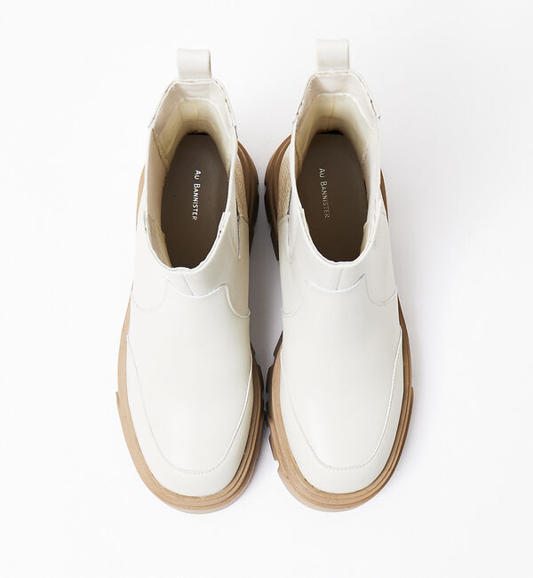 AU BANNISTER「【晴雨兼用】サイドゴアボリュームソールレインブーツ」|レインシューズ|