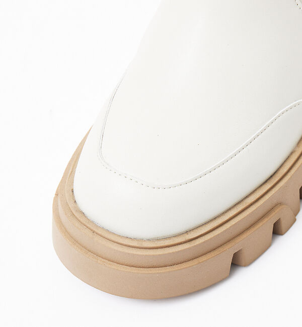 AU BANNISTER「【晴雨兼用】サイドゴアボリュームソールレインブーツ」|レインシューズ|