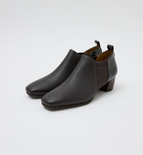 AU BANNISTER「サイドニットブーティー」|ショートブーツ|