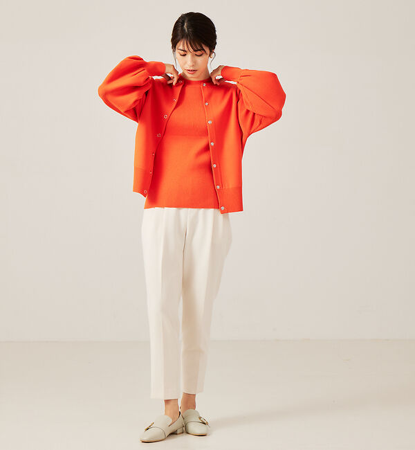 abahouse mavie「【感嘆パンツ】タックテーパードパンツ」|スラックス|