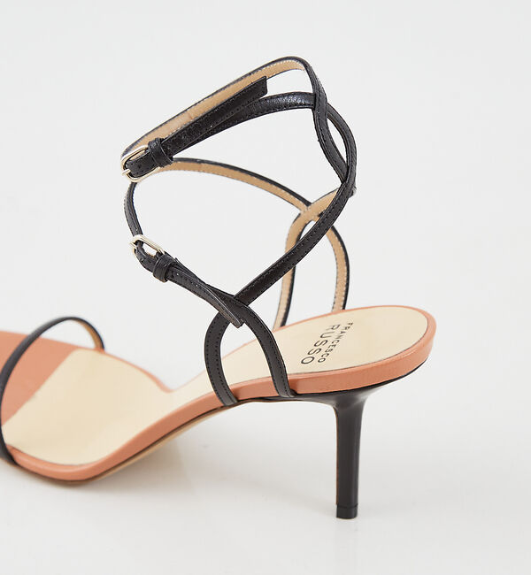 The Store by C' 「【FRANCESCO RUSSO】ダブルアンクルストラップサンダル」|サンダル|