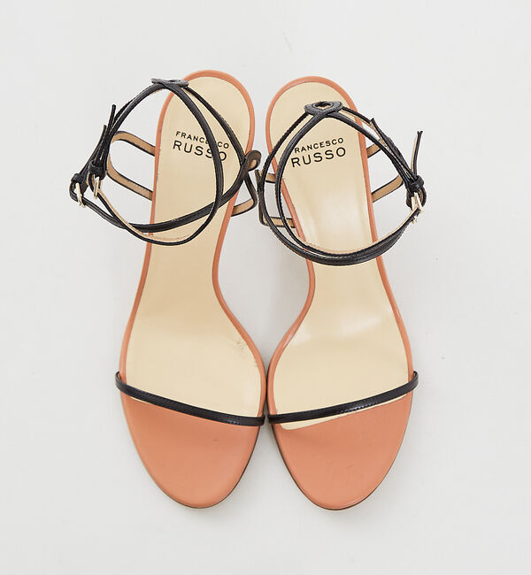 The Store by C' 「【FRANCESCO RUSSO】ダブルアンクルストラップサンダル」|サンダル|