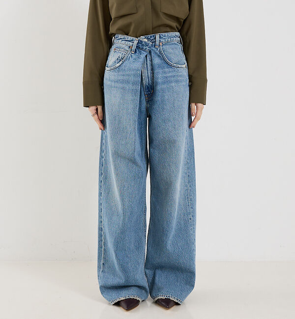 The Store by C' 「【AGOLDE】VANA FOLD JEAN PETITE 28"／フォールドデ」|デニム|