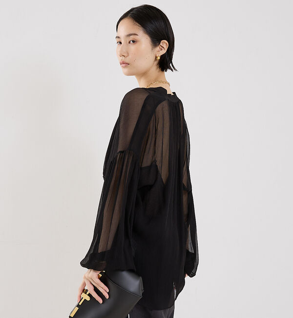 The Store by C' 「【COCUCA】シルクフェミニンブラウス」|シャツ・ブラウス|