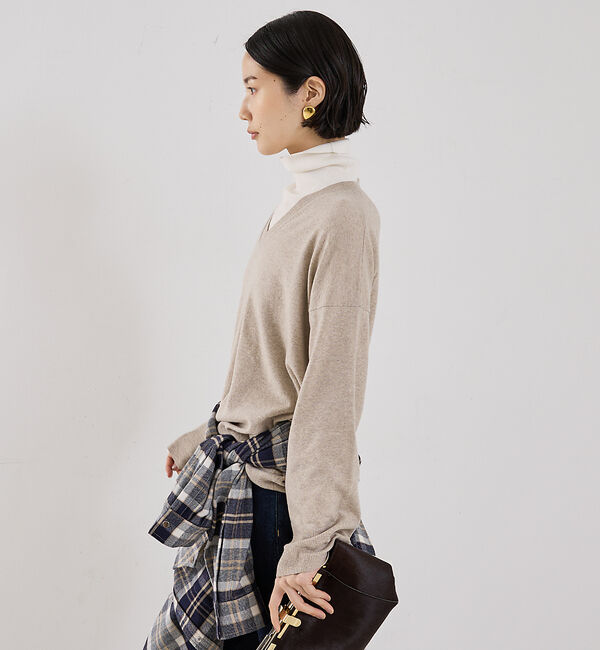 The Store by C' 「【COCUCA】Vネックニット」|ニット・セーター|