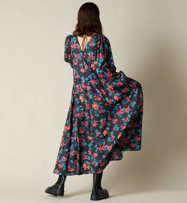 Liesse「フラワープリントロングワンピース」|ワンピース|