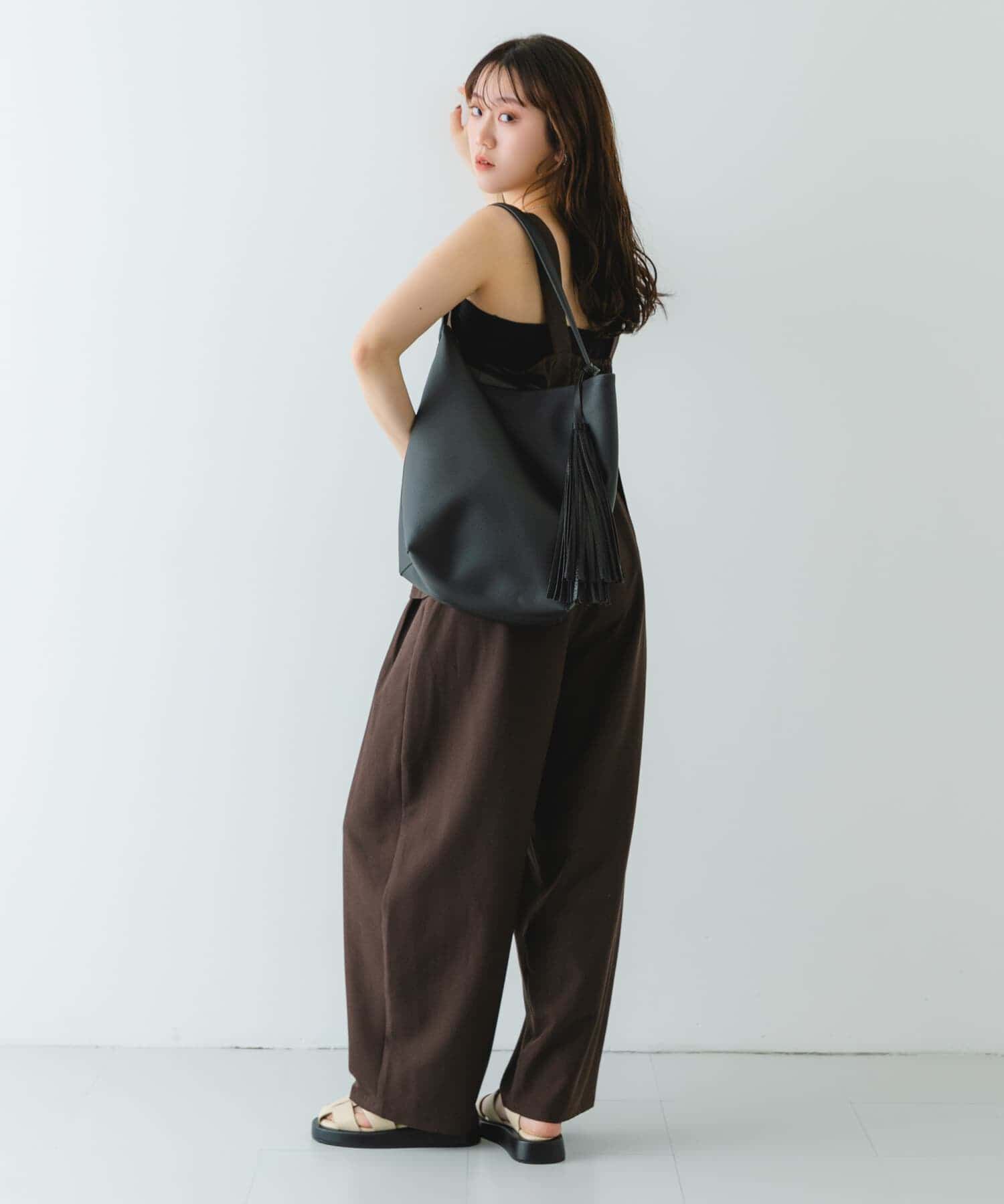 RODE SKO「タッセル付シンプルワンハンドルトート」|トートバッグ|