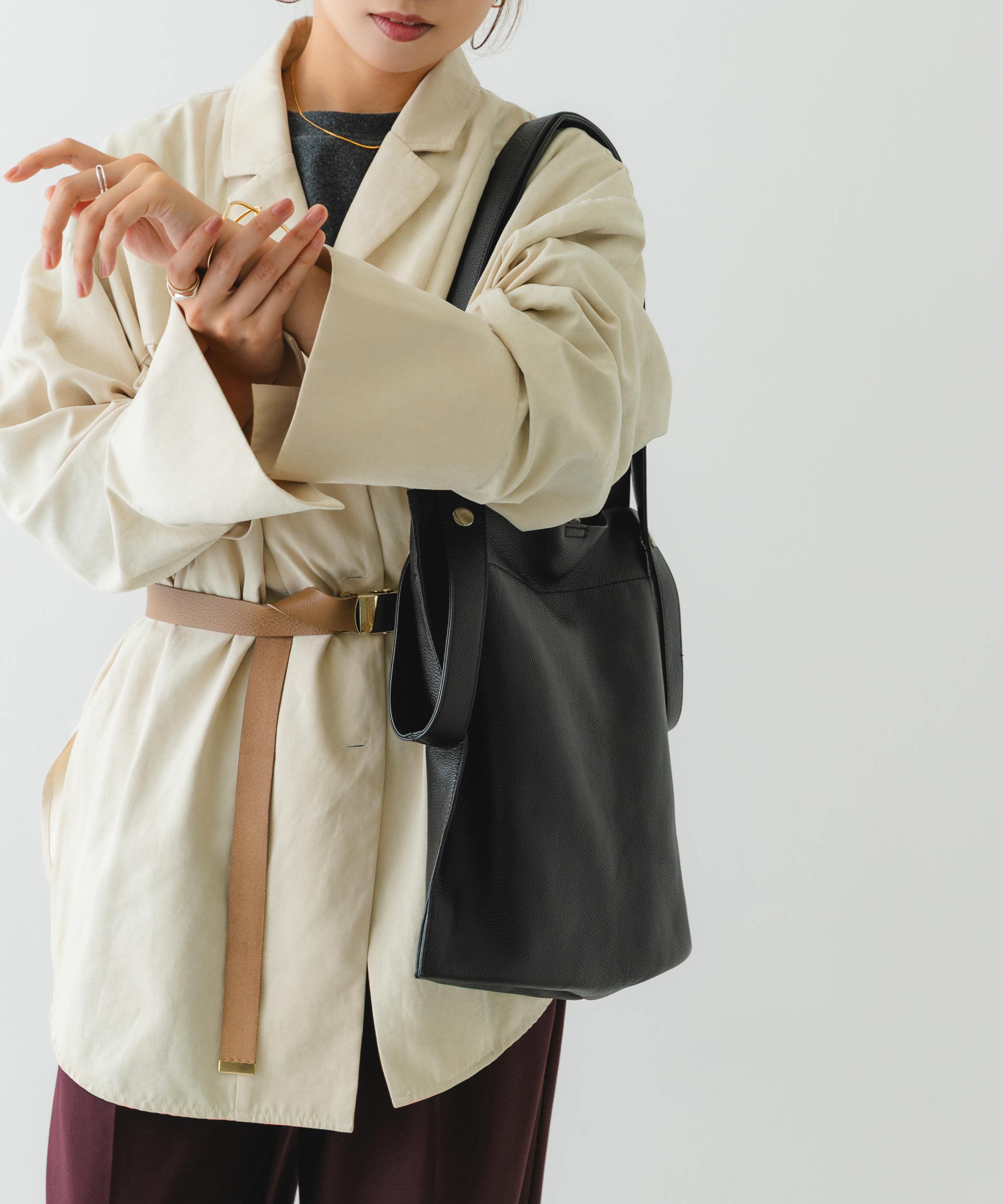 RODE SKO「『一部別注カラー』BEAURE　カウレザー2デザインベルトバッグ」|トートバッグ|