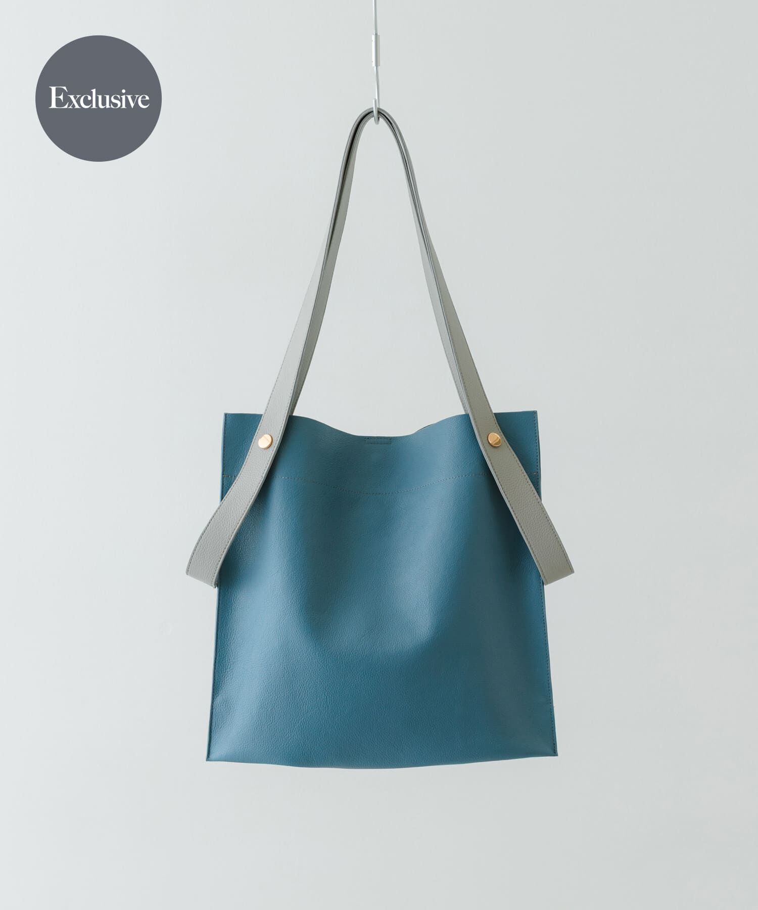 RODE SKO「『一部別注カラー』BEAURE　カウレザー2デザインベルトバッグ」|トートバッグ|ライトブルー