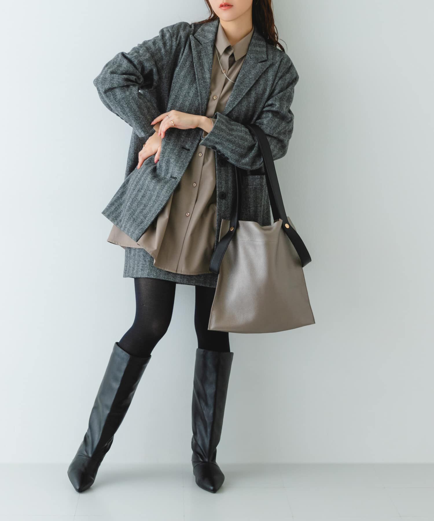 RODE SKO「『一部別注カラー』BEAURE　カウレザー2デザインベルトバッグ」|トートバッグ|