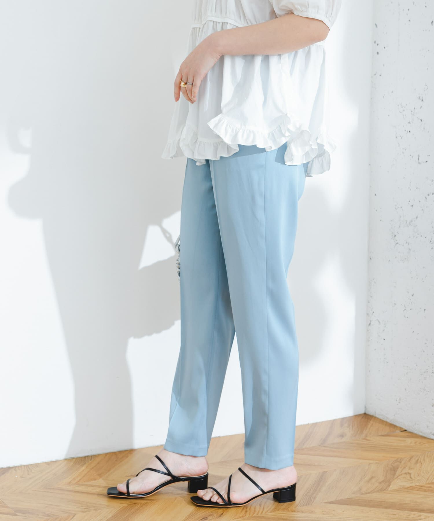 URBAN RESEARCH ROSSO「F by ROSSO　サテンテーパードカラーパンツ」|その他|