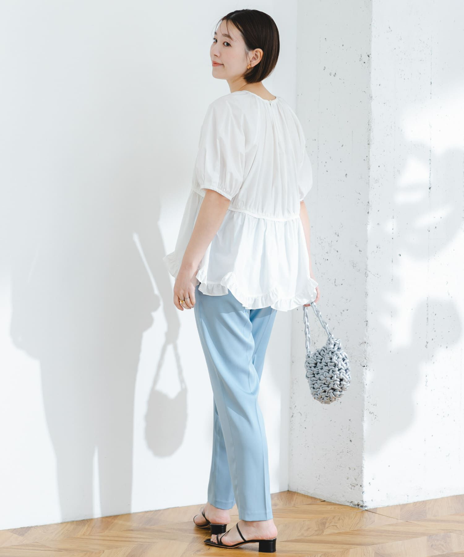 URBAN RESEARCH ROSSO「F by ROSSO　サテンテーパードカラーパンツ」|その他|