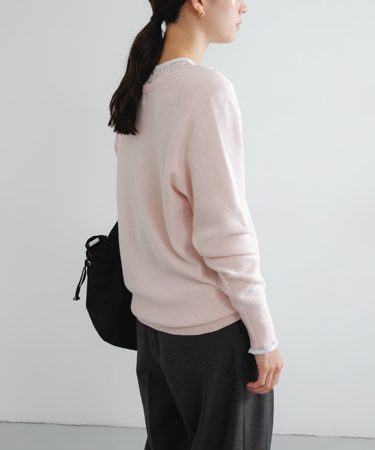 URBAN RESEARCH「new basic　カシミヤコットンVネックチュニックニット」|チュニック|