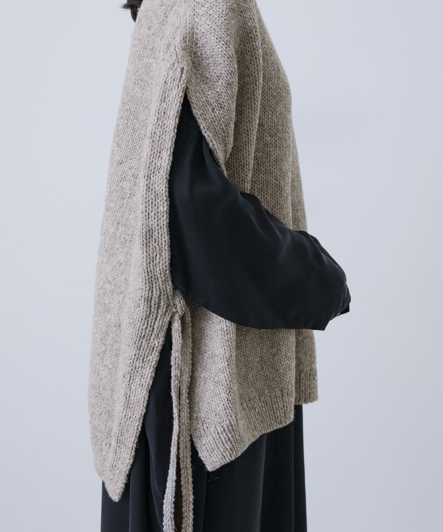 かぐれ「ペルーワイドニットベスト」|ニット・セーター|