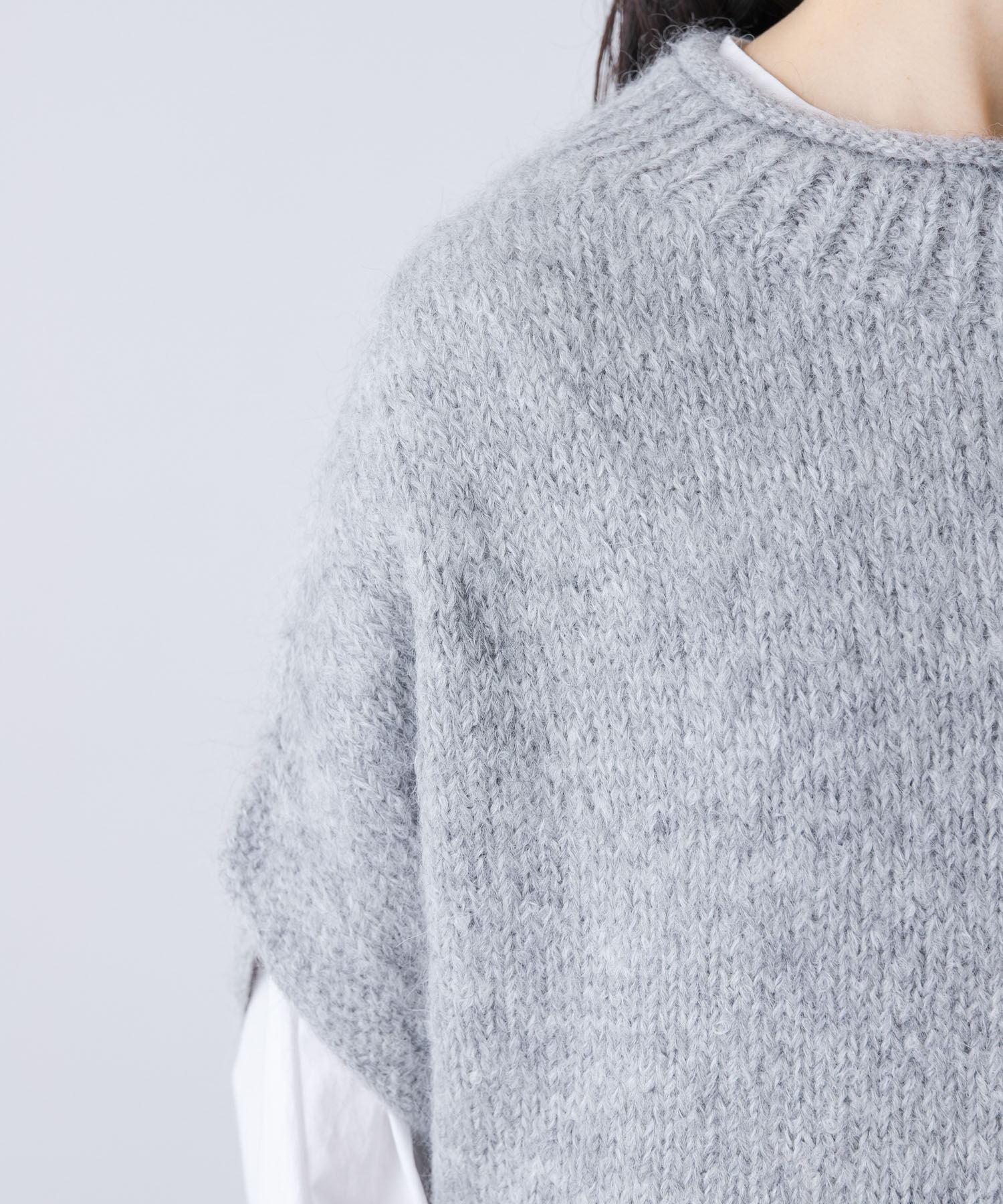 かぐれ「アルパカルーズベスト」|ニット・セーター|