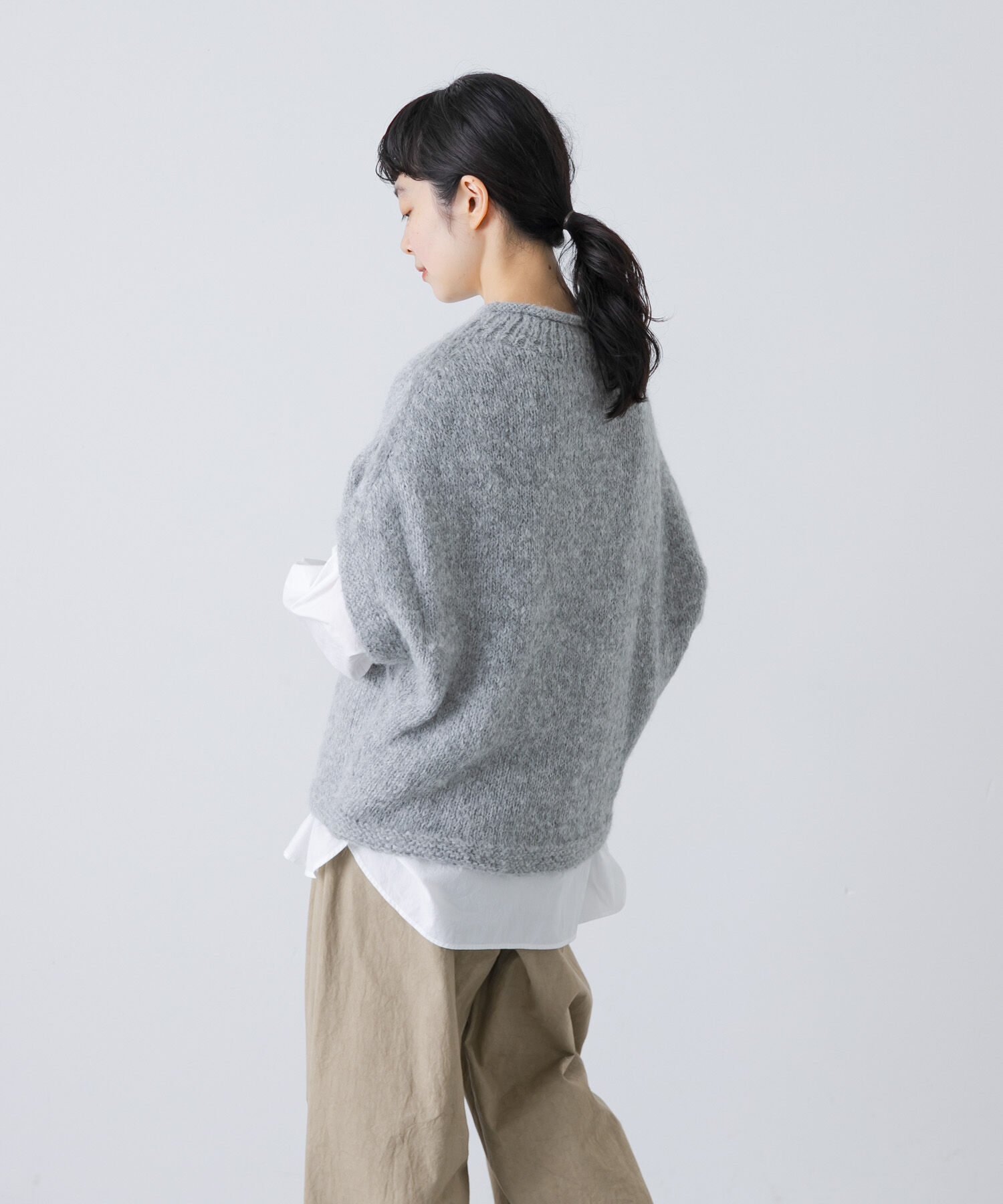 かぐれ「アルパカルーズベスト」|ニット・セーター|